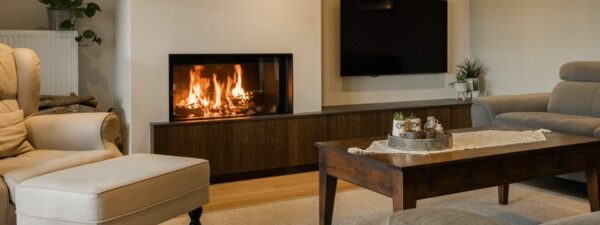 M-DESIGN Ενεργειακό Τζάκι Argento Wood 1050 H - Image 2