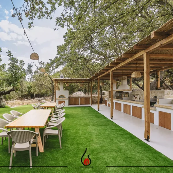 Μπάρμπεκιου Σύνθεση BBQ ΨΗΣΤΑΡΙΑ ΞΥΛΟΦΟΥΡΝΟΣ
