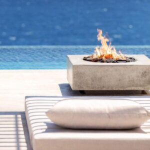 Τζάκι Εξωτερικού Χώρου Τετράγωνο | Ξύλο